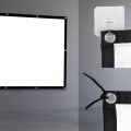 MACLEAN EKRAN PROJEKCYJNY 150", 330X187CM, OBRAMOWANIE 25MM 16:9, HACZYKI DO NACIĄGU MC-167 - 2643966