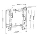 MACLEAN UCHWYT DO TV 13-42" DO 25KG MC-942 - 2644616