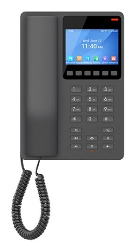 Grandstream Networks GHP631W telefon VoIP Czarny 2 linii LCD Wi-Fi - 2639655