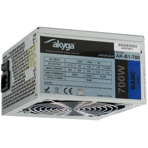 Zasilacz Akyga AK-B1-700 (700 W; Pasywne; 120 mm) (WYPRZEDAŻ)