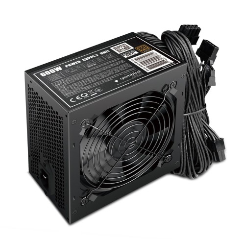 GEMBIRD ZASILACZ KOMPUTEROWY PSU80P-BBP-600 80+BRONZE ATX, 600W, AKTYWNE PFC, 12CM WENTYLATOR - 2644828