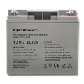 QOLTEC AKUMULATOR AGM 12V | 20AH | MAX.300A - 1135612