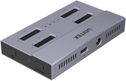 Unitek USB4 4-kieszeniowa stacja dokująca/ klonująca M.2 SSD - 2590060