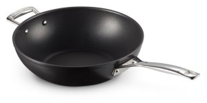 Le Creuset hartowany nieprzywierający Stir-Fry srebrny 30cm