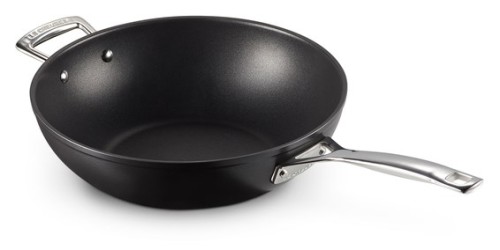 Le Creuset hartowany nieprzywierający Stir-Fry srebrny 30cm - 2645200