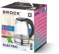 Czajnik elektryczny BROCK WK 2102 BK 1,7 l 2200 W Srebrny, Czarny - 2645239