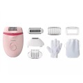 Depilator Philips Satinelle Essential BRE285/00 (kolor różowy) - 2637896