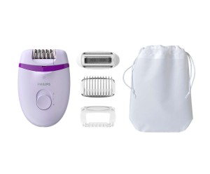 Philips Satinelle Essential Zasilany sieciowo kompaktowy depilator do nóg z lampką Opti-light