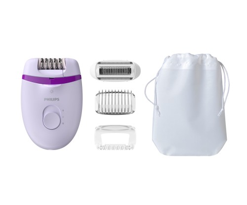 Philips Satinelle Essential Zasilany sieciowo kompaktowy depilator do nóg z lampką Opti-light - 2645266