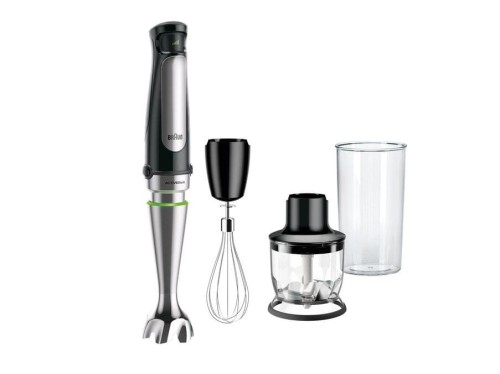 Braun MQ 7025X 0,6 l Blender immersyjny 1000 W Czarny, Stal nierdzewna - 2645985