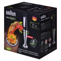 Braun MQ 7025X 0,6 l Blender immersyjny 1000 W Czarny, Stal nierdzewna - 1547070