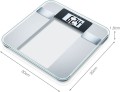 Beurer BG 13 Kwadrat Szary, Przezroczysty Elektroniczna waga osobista - 2646836
