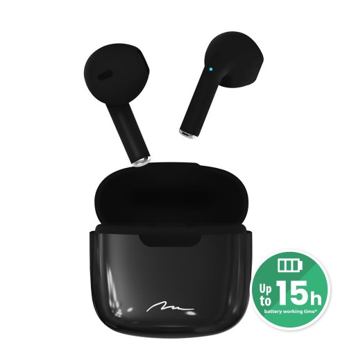 Słuchawki Media tech MT3589K (douszne; Bluetooth; z wbudowanym mikrofonem; kolor czarny - 716988