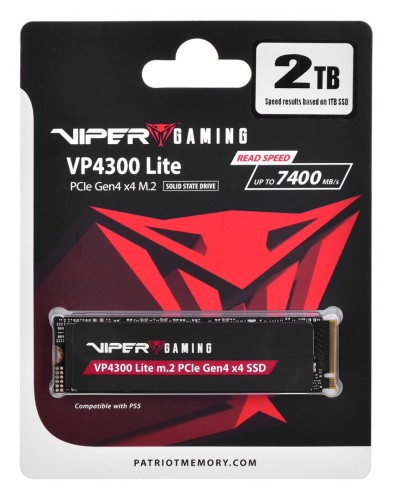 Patriot Viper VP4300L M.2 PCI-Ex4 NVMe 2TB 7.2 / 6. - 2118155