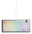 Glorious Gaming GMMK 3 PRO 75% Prebuilt klawiatura USB QWERTY US English Srebrny - 2648512