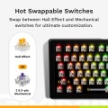 Glorious Gaming GMMK 3 PRO HE 75% Prebuilt klawiatura USB QWERTY US English Czarny - 2536156