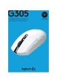 Logitech G G305 myszka Po prawej stronie RF Wireless + Bluetooth Optyczny 12000 DPI - 2648558
