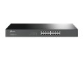 TP-LINK TL-SG1016 Zarządzany L2 Gigabit Ethernet (10/100/1000) Czarny - 743422