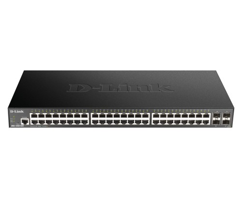 D-Link DGS 1250-52X - Przełącznik - Inteligentny - 48 x+ 4 10 Gigabit SFP+ - Przełącznik - Światłowód - 2549975