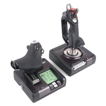Logitech G 945-000003 kontroler gier Czarny, Srebrny USB 2.0 Flight Sim Analogowa/Cyfrowa PC - 2241606