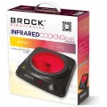 Kuchenka elektryczna BROCK HPI 3001 BK na podczerwień jednopalnikowa 17,7 cm 1200 W Czarny - 2645862
