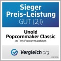 Unold Classic urządzenie do robienia popcornu Czerwony, Srebrny, Biały 900 W - 2646329
