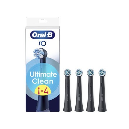 Końcówki do szczoteczki Braun iO RB CBF-4 Ultimate Clean Juodas 4ct antgaliai do dant-szczoteczki - 2646548