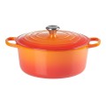 Piekarnik okrągły Le Creuset Signature Roaster 24cm czerwony - 2646739