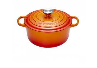 Piekarnik okrągły Le Creuset Signature Roaster 24cm czerwony - 2646739