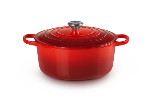 Le Creuset Signature Roaster okrągły 28cm wiśniowy - 2627301