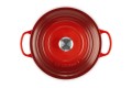 Le Creuset Signature Roaster okrągły 28cm wiśniowy - 2627304