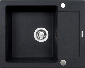 Pyramis zlewozmywak Mido 62X50 1B 1D Czarny