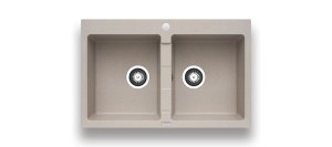 Zlewozmywak PYRAMIS SPARTA 78x50 2B beż piaskowy