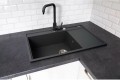 Zlewozmywak granitowy PYRAMIS CAMEA (79x50) 1B 1D L 070058501 karbon - 2647067