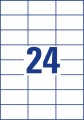 Avery 3474 samoprzylepne etykiety Prostokąt Na stałe Biały 2400 szt. - 2647178
