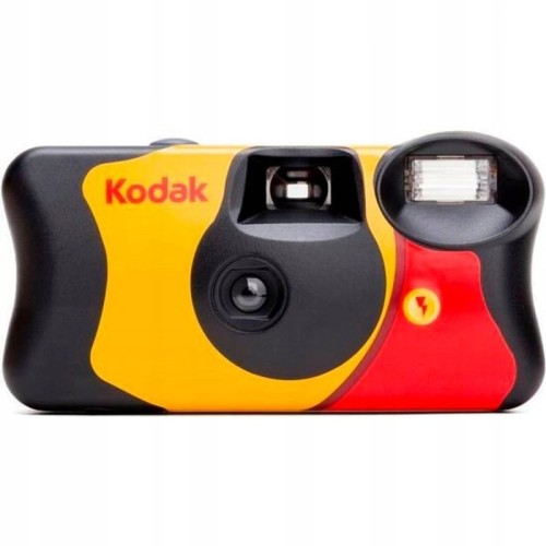 Kodak FUN SAVER Aparat fotograficzny jednorazowy z filmem kolorowym i FLASH z lampą błyskową, 400/27+12 klatek zdjęć - 2647582