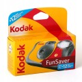 Kodak FUN SAVER Aparat fotograficzny jednorazowy z filmem kolorowym i FLASH z lampą błyskową, 400/27+12 klatek zdjęć - 2647583