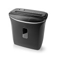 Niszczarka do papieru Nedis 12l DIN P-4 190W Czarna - 2647669