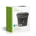 Niszczarka do papieru Nedis 12l DIN P-4 190W Czarna - 2647667
