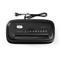 Niszczarka do papieru Nedis 12l DIN P-4 190W Czarna - 2647663