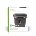 Niszczarka do papieru Nedis 12l DIN P-4 190W Czarna - 2647665