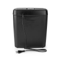Niszczarka do papieru Nedis 10l DIN P-2 190W Czarna - 2647679