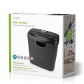 Niszczarka do papieru Nedis 10l DIN P-2 190W Czarna - 2647688