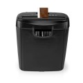 Niszczarka do papieru Nedis 10l DIN P-2 190W Czarna - 2647684
