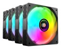 TACENS MARS MF-SI4KIT FANS 120 ARGB x4 BK- wentylatory+hub+pilot (TACMARS-MFSI4KIT) - 2647856