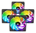 TACENS MARS MF-SI4KIT FANS 120 ARGB x4 BK- wentylatory+hub+pilot (TACMARS-MFSI4KIT) - 2647853