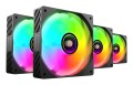 TACENS MARS MF-SI4KIT FANS 120 ARGB x4 BK- wentylatory+hub+pilot (TACMARS-MFSI4KIT) - 2647854