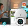 Kamera zewnętrzna Nedis Smartlife Wifi, IP65 czujnik ruchu, night vision, biały - 2647948