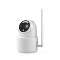 Kamera zewnętrzna Nedis Smartlife 4G, IP65 czujnik ruchu, night vision, biały - 2647980