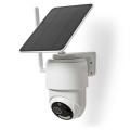 Kamera zewnętrzna Nedis Smartlife 4G, IP65 czujnik ruchu, night vision, biały - 2647978